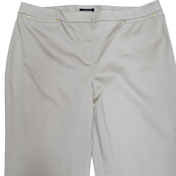 Jones New York Collection Stretch Classic Pants 16 Women Waist 38" Inseam 27.5" - Picture 4 of 8